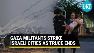 Qassam & Quds Fighters Bombard Israeli Cities With Rocket Barrages As Gaza Truce Ends | Watch