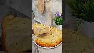 Яблочный пирог с творогом.