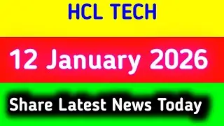hcl tech share news today || hcl tech share latest news today