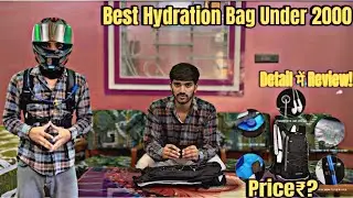 Best Budget Hydration Bag Under ₹2000😱| Honest Review #HydrationBag #BudgetGear #HPBikerz  #Review