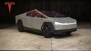 DIY Tesla Cybertruck RC Car Made from Cardboard!