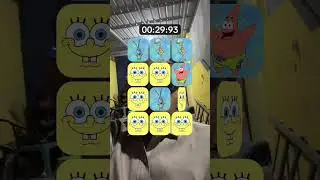 Gra pamięciowa SpongeBob #spongebob #gra #wyzwanie #nickelodeon #szorty