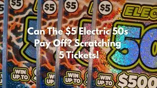 Окупятся ли электронные сигареты Electric 50s за 5 долларов? Стираем защитный слой на 5 билетах!