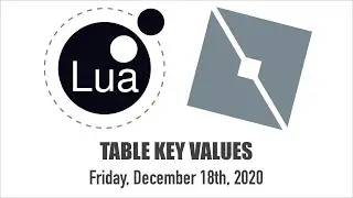 Roblox Coding: Table Key Values