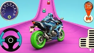 Mega Ramp Bike Racing Game 😱 Ultimate Moto Bike Stunt Racing 3D | Android Gameplay Epi 150