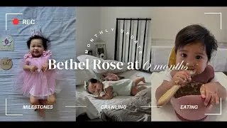 Bethel Rose at 6 months | Crawling and Sitting unassisted! 🤭