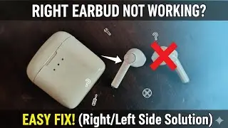 Boat Earbud not working || one earbud sound problem