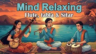 Mind Relaxing Flute, Tabla and Sitar Compilation | Hindustani Instrumental Music