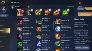 Arena of Valor Build e Arcanas 