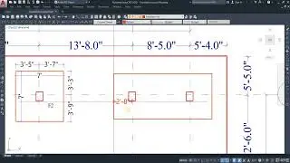 7.10  Placing Combined Foundations in Plan