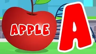 Песня ABC Phonic Song &mdash; обучающие видеопесни для малышей, буква &laquo;А&raquo; как яблоко, детские стишки, п...