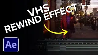 Эффект перемотки VHS в After Effects (урок)