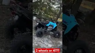 2 wheels or 4 #raptor700 #ktm #honda #bikelife #atv #dirtbike #offroad #bike #yamaha #crf250