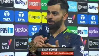 Virat Kohli The Winning Captain interview | RCB vs RR Post match presentation