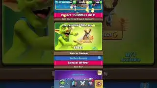 Clashmas Rewards Days 1-6 #clashmas #christmas #clashroyale #gift