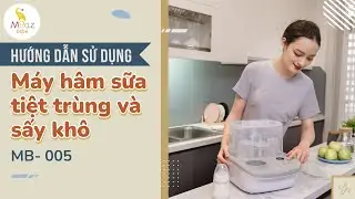 M&Aacute;Y TIỆT TR&Ugrave;NG SẤY KH&Ocirc; V&Agrave; H&Acirc;M SỮA ĐA CHỨC NĂNG MOAZ B&Eacute;B&Eacute; MB - 005