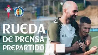 Rueda de prensa de Claudio Giráldez previa al RC Celta vs Getafe CF