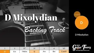 D Mixolydian Jam Track | Guitar Backing Track