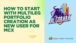 How to Start Multi-Leg Portfolio Creation in MCX Options Trading | Straddle, Strangle, (Hindi V1)