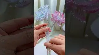 DIY pipe cleaner lotus flower gift #diy #flowers #gift #craft #handmadegifts #diygift #handcraft