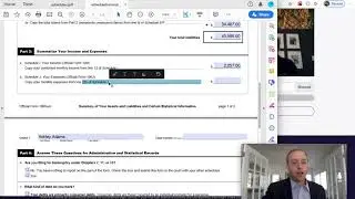 Bankruptcy Forms &mdash; Summary of Assets and Liabilities (Simple Ch. 7 Case / Doesn't Own Home)