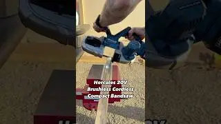 Hercules 20V Brushless Variable-Speed Compact Band Saw | Harbor Freight