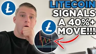 LITECOIN [LTC] SYMMETRICAL TRIANGLE SIGNALS A 40%+ MOVE! LITCOIN PRICE PREDICTION!!