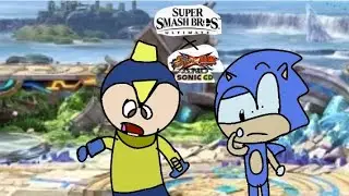 Sonic and Megaman reveal SSBU(trailer but with the sfxtk and sonic CD voice