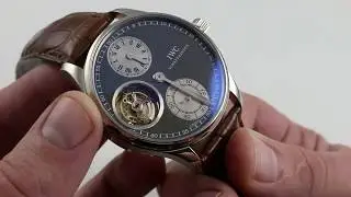 Pre-Owned IWC Portuguese Regulator Tourbillion IW5446-03 Luxury Watch Review