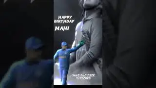 7/7/2023#mahi birthday 🎂
