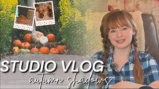 STUDIO VLOG #6 | homemade cinnamon rolls, acorn necklaces and hints of fall