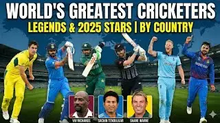 From Sachin to Rachin: Evolution of Cricket Legends by Country 🌍