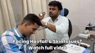 Hairfall & Skin Issue Solved Within 1 Month🙌🏻 #hairfall #skincare #doctor #vlogging #harharmahadev 