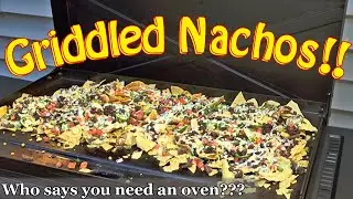Flat Iron Nachos served on Griddle!