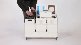 Afvalbak Sorter 30W3 wit
