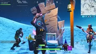 Fortbyte 48 accessible by using the Vox Piclaxe to smash the gnome beside a mountain top throne