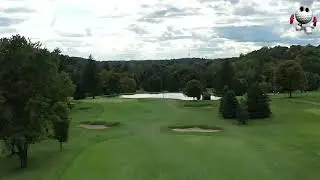 Denison Golf Club Hole 8 | Strategic Play & Scenic Ohio Flyover