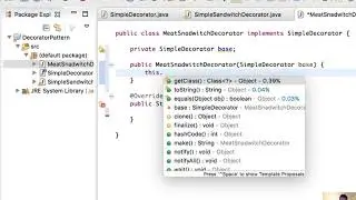 Decorator design pattern using java