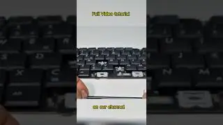 How to repair spacebar on laptop keyboard #shorts