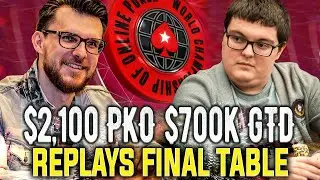 WCOOP 2021 03-H $2k KO ThePateychuk | Kot_Spartac | twirlpro Final Table  Poker Replay $700k Gtd