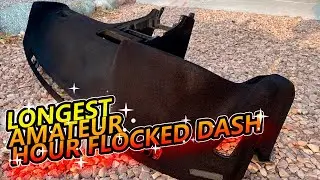 Drift 240sx S13 finally gets its dash flocked!!