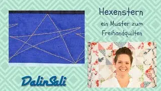 Hexensterne oder Pentagramme - ein Muster zum Freihandquilten