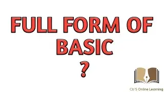 Full Form Of BASIC || BASIC Ka Full Form || BASIC || Full Form || Basic || basic meaning || basic