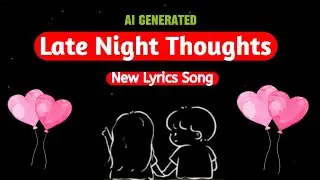 Late Night Thoughts - Official Music Lyrics