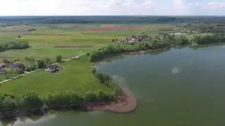 Czarna Wieś z lotu ptaka