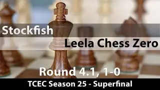 Stockfish dev-20231010 (3673) -- LCZero 0.31 (3642) TCEC Season 25 - Superfinal Rd 4.1, 1-0