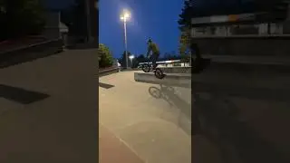 Bank to long feeble grind! #bmx #bike #shorts #viral