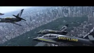Breitling Jet Team Flying Over New York City - 2016