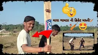 મારા ગામડા ની ક્રિકેટ 😂🏏 | હરદાસપુર(તેજગઢ) ક્રિકેટ મસ્તી | MehulRathvaVlogs