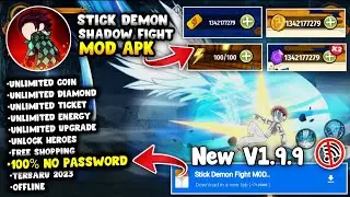 NEW UPDATE !! Stick Demon Shadow Fight MOD V1.9.9 Terbaru - Unlimited Money & No Password